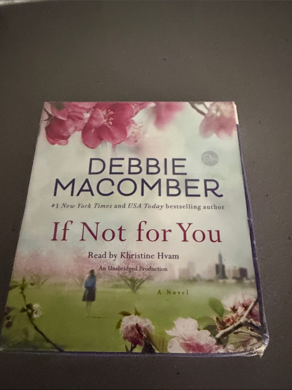 Debbie Macomber "If Not for You" Audiobook - Pink Floral Cover